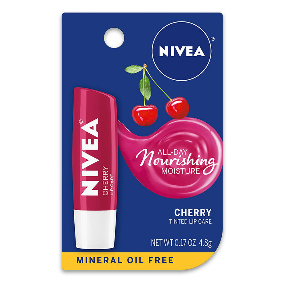 Nivea Cherry Lip Care, 0.17 Oz